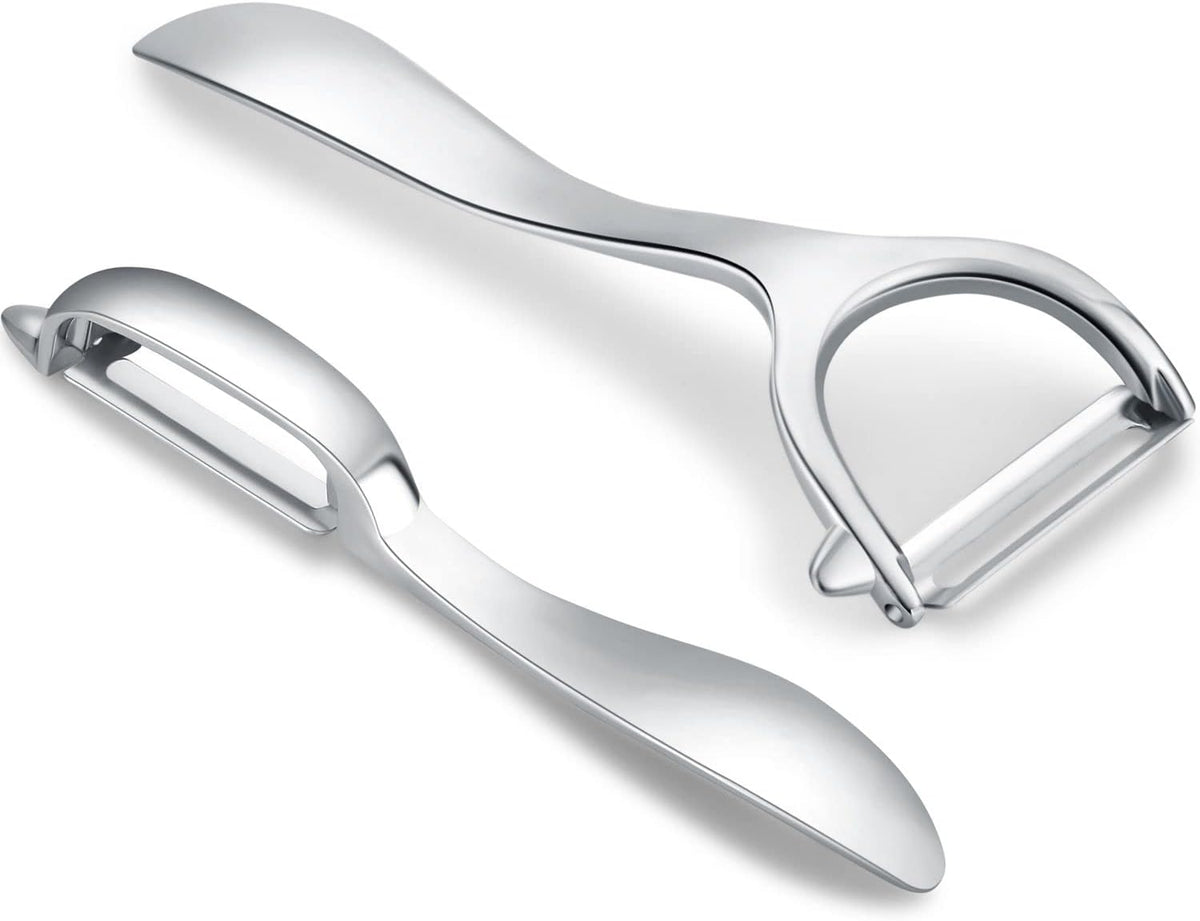Set of 2 Stainless Steel Vegetable Peeler,Y-Shaped and I-Shaped Stainless Steel Peelers For Potatoes, All Fruits & Veggies¡