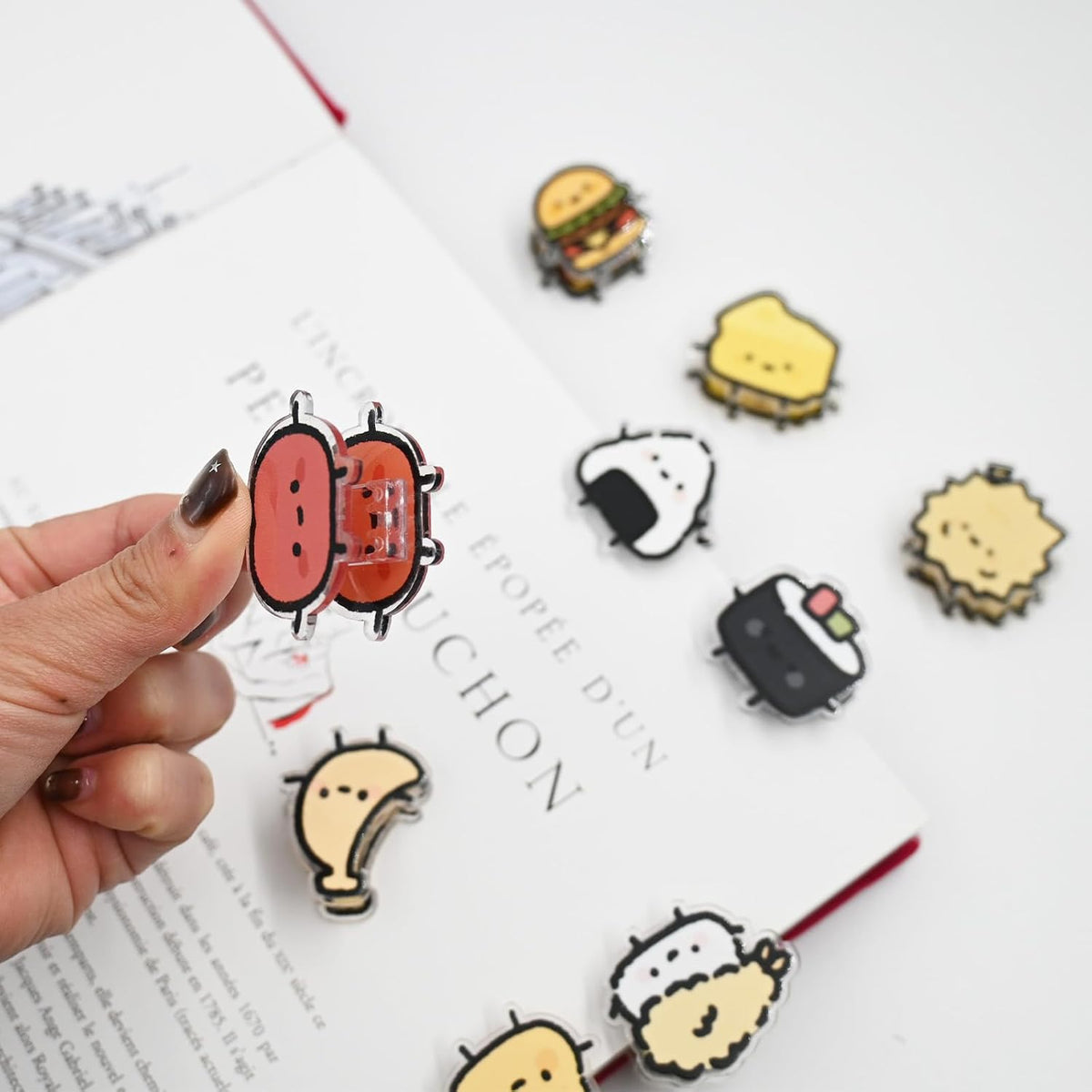 9 PCS Cute Food Bag Clips, Funny Chip Clips for Snack Packages Bag Sealing