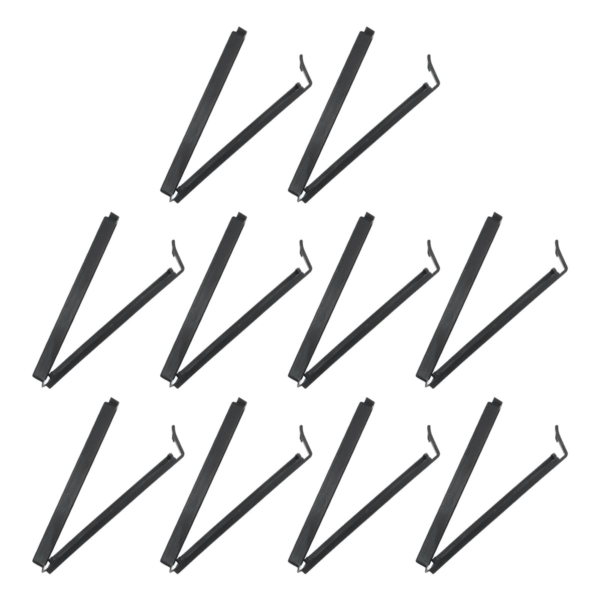 PATIKIL Sealing Clips 4.3in, 10 Pack Reusable Plastic Bag Clip Clamp, Pink