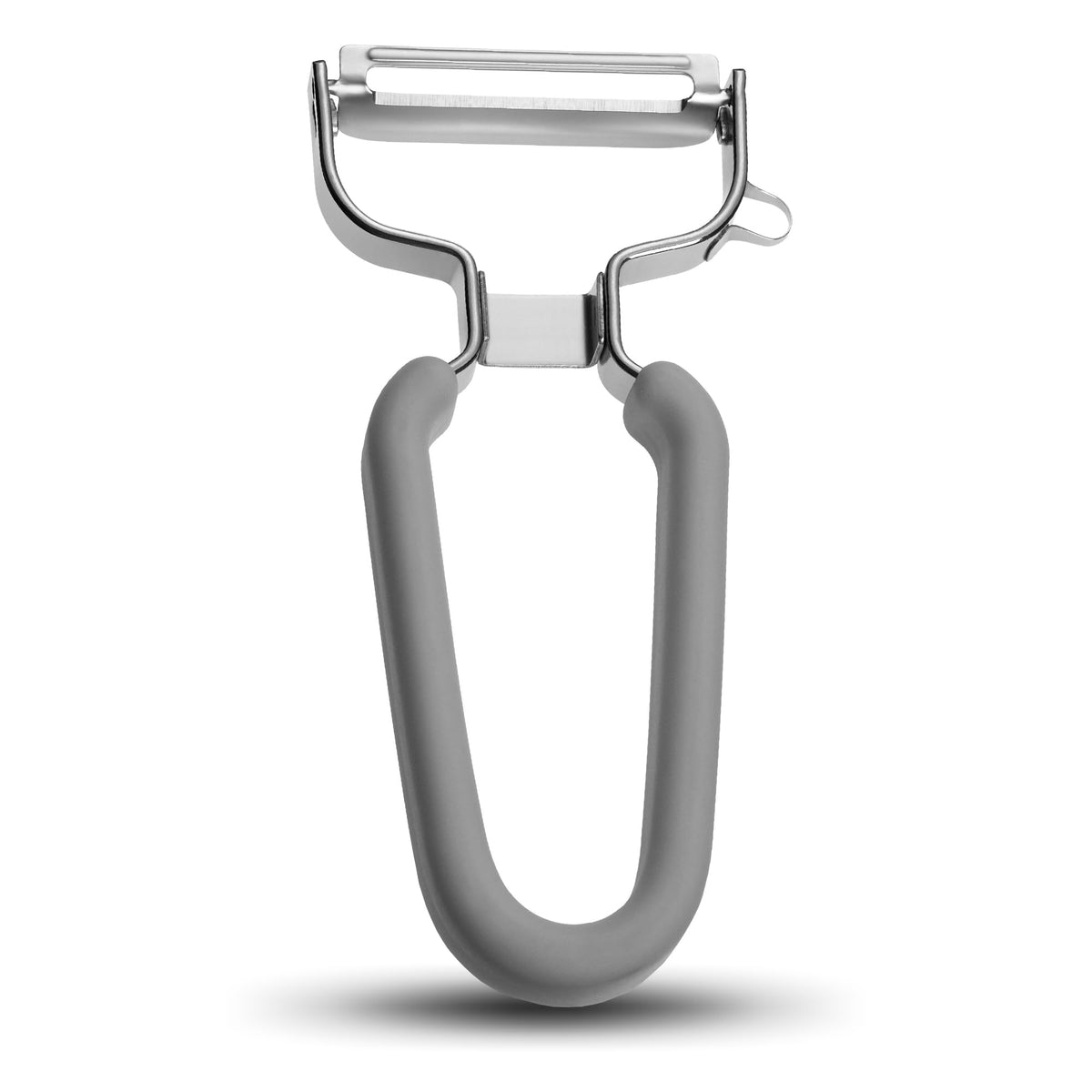 LURCH Y-Shaped Vegetable Peeler, Stainless Steel Blade, Black