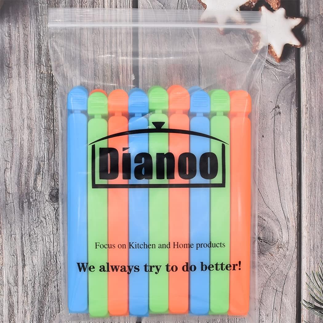 18 PCS Food Sealing Clips For Bags, 15.5cm Fresh Keeping Clamp Sealer Clips For Home, Plastic Sealing Clips For Snacks, Fruits, Chip, Breads, Random Color