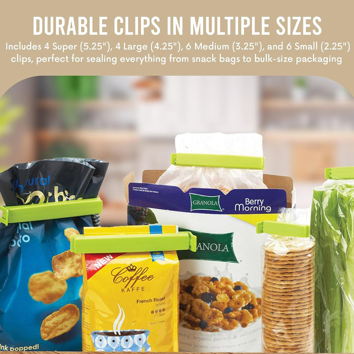 Linden Sweden Twixit Bag Clips - Keep Food Fresh, Stop Spillage Set of 20
