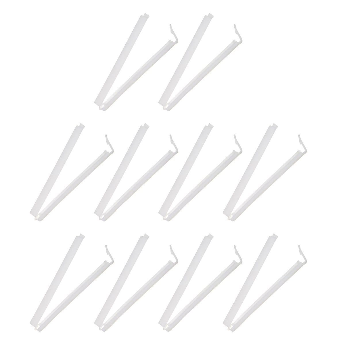 PATIKIL Sealing Clips 4.3in, 10 Pack Reusable Plastic Bag Clip Clamp, Black