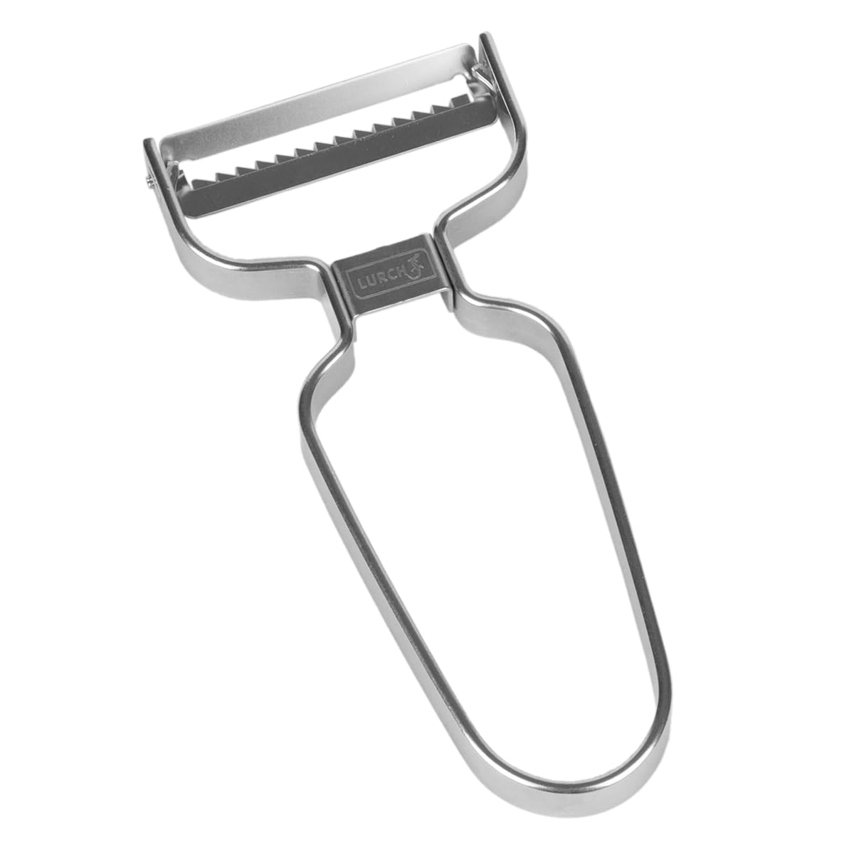 LURCH Y-Shaped Vegetable Peeler, Stainless Steel Blade, Black