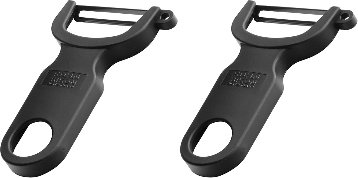 KUHN RIKON, Black Original Swiss Peeler, Set of 1