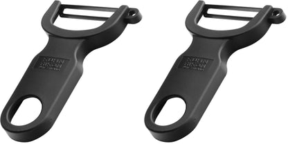 KUHN RIKON, Black Original Swiss Peeler, Set of 1
