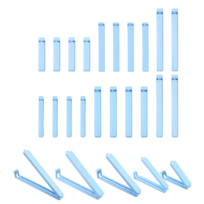 uxcell 25Pcs 3.54" Food Bag Clips for Food Thickened Plastic Green