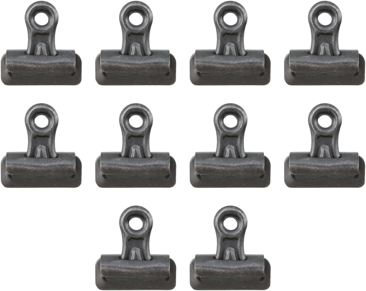 10 Pack Metal Chip Clips for Crafts, Food Bags, Drawings, Photos at Home Kitchen & Office Usage, Air Tight Seal Clip, 1.02Inches/26mm-Sliver