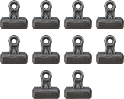 10 Pack Metal Chip Clips for Crafts, Food Bags, Drawings, Photos at Home Kitchen & Office Usage, Air Tight Seal Clip, 1.02Inches/26mm-Sliver