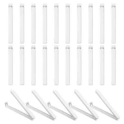 uxcell 25Pcs 3.54" Food Bag Clips for Food Thickened Plastic Green
