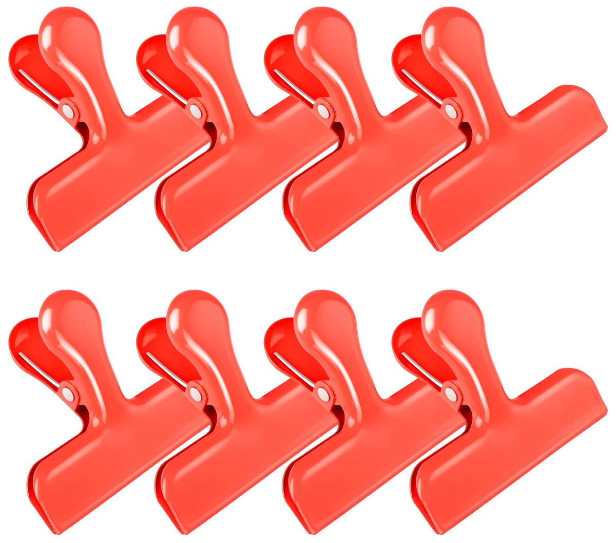 FINDMAG 8 Pack Chip Clips, Black Bag Clips for Home Pantry Use