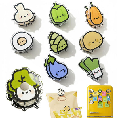 9 Pack Cute Magnetic Chip Clips, Food Bag Clip for Snacks (Food)
