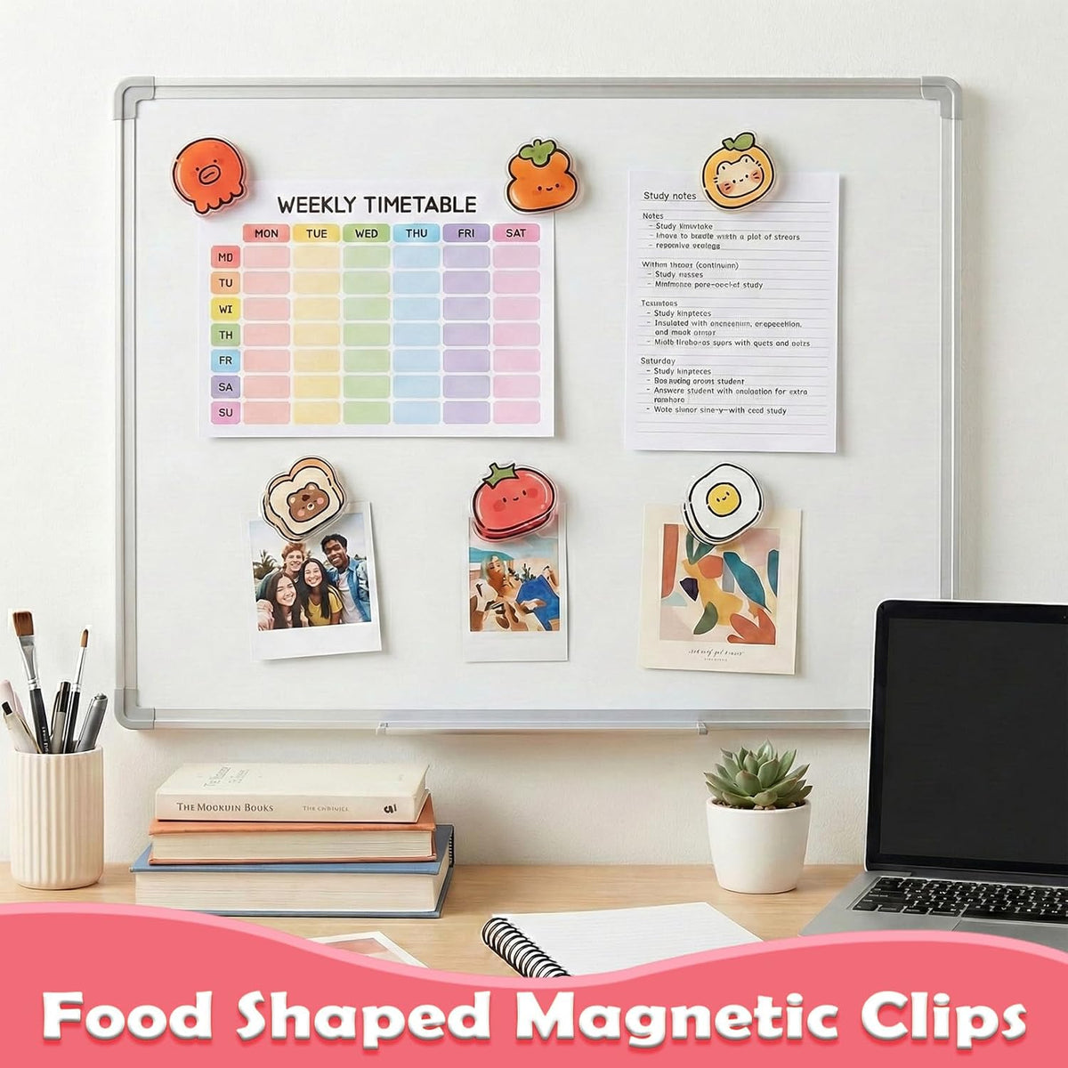 9 Pack Cute Magnetic Chip Clips, Food Bag Clip for Snacks (Food)