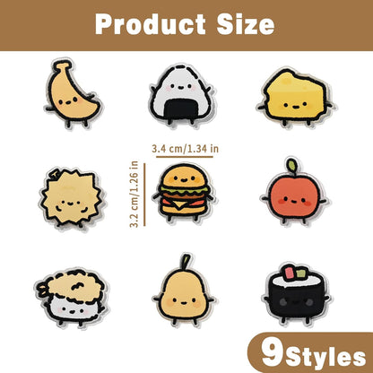 9 PCS Cute Food Bag Clips, Funny Chip Clips for Snack Packages Bag Sealing