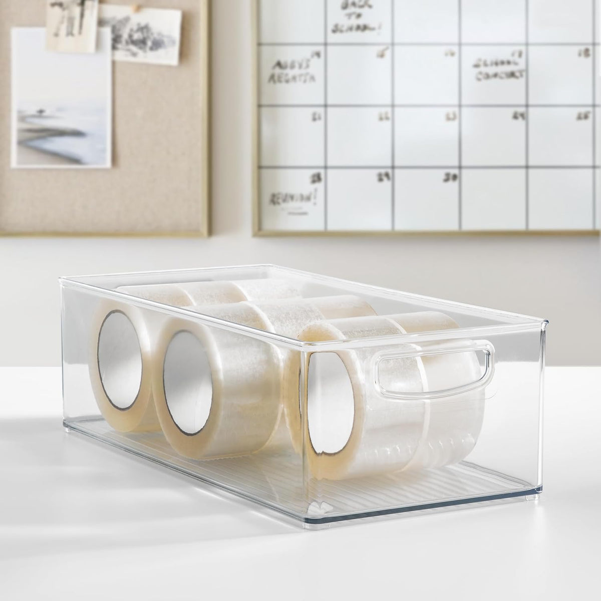 iDesign Stackable Storage Bin - Clear