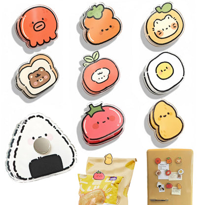 9 Pack Cute Magnetic Chip Clips, Food Bag Clip for Snacks (Food)