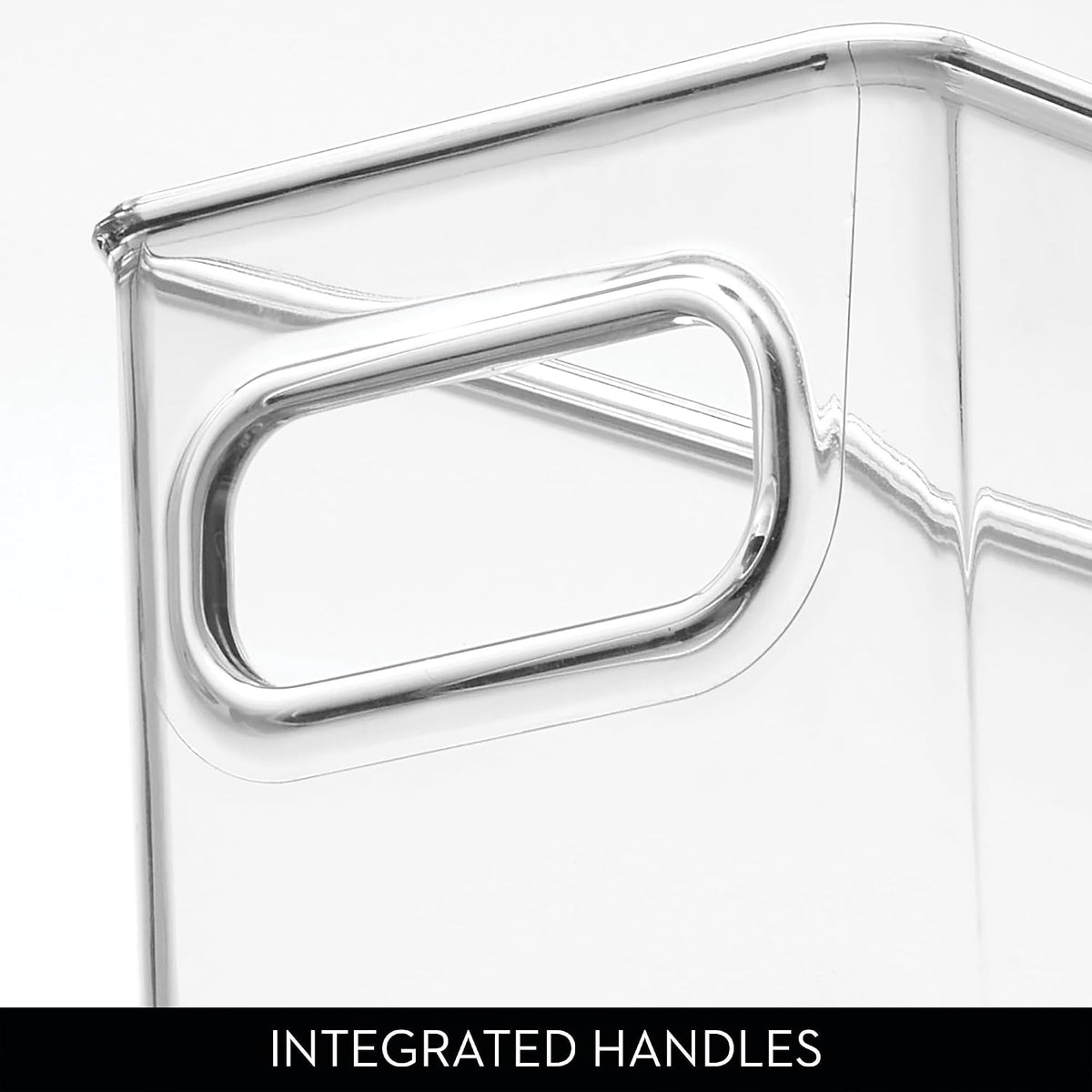 InterDesign Refrigerator and Freezer Storage Container – Deep Organizer Bin for Kitchen, Clear