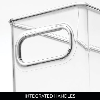 InterDesign Refrigerator and Freezer Storage Container – Deep Organizer Bin for Kitchen, Clear