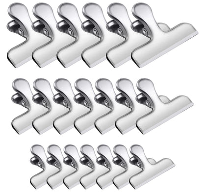 FINDMAG 8 Pack Chip Clips, Black Bag Clips for Home Pantry Use