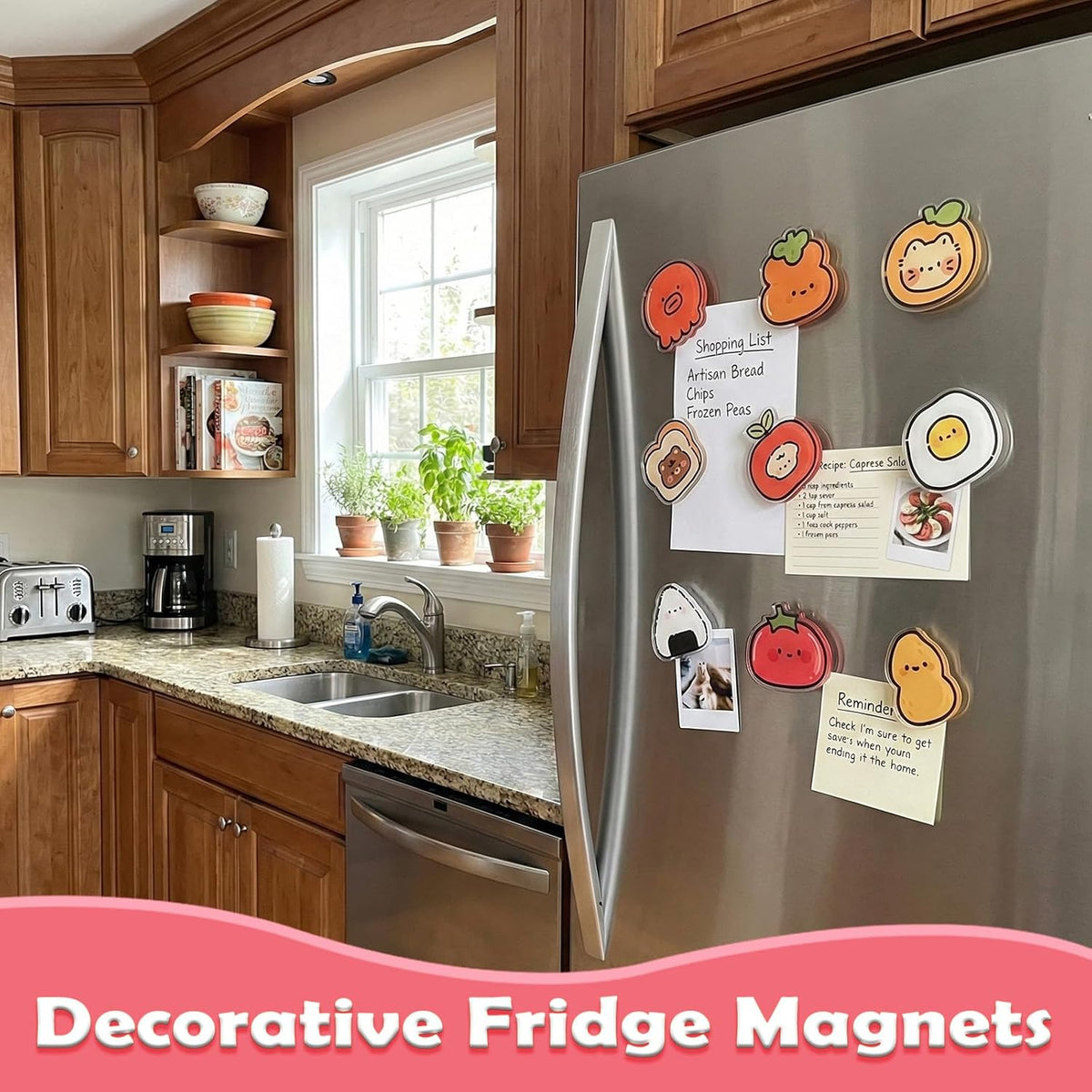 9 Pack Cute Magnetic Chip Clips, Food Bag Clip for Snacks (Food)