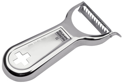 Kuhn Rikon Swiss Metal Peeler 4”, Stainless Steel