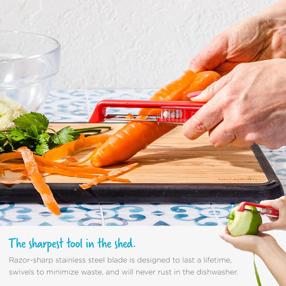 Dreamfarm Sharple Self-Sharpening Vegetable Peeler - Black
